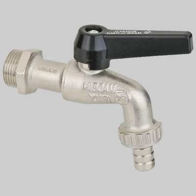 RUBINETTO PORTAGOMMA LEVA ALLUMINIO PESANTE  3/4     BUGATTI