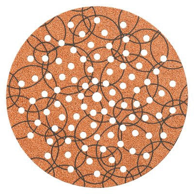 DISCO ABRASIVO FIBRATO VELCRATO 91 FORI IMPERIAL - MM 225X22,2 GRANA  80 CF=PZ 25- 1 confezioni