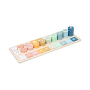 Puzzle in legno con numeri