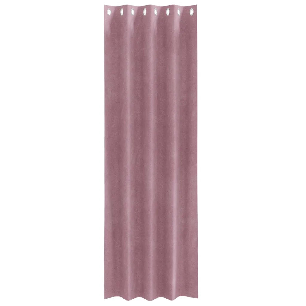 Tende oscuranti 2 pcs Rosa scuro 140 x 245 cm Velluto 4107241