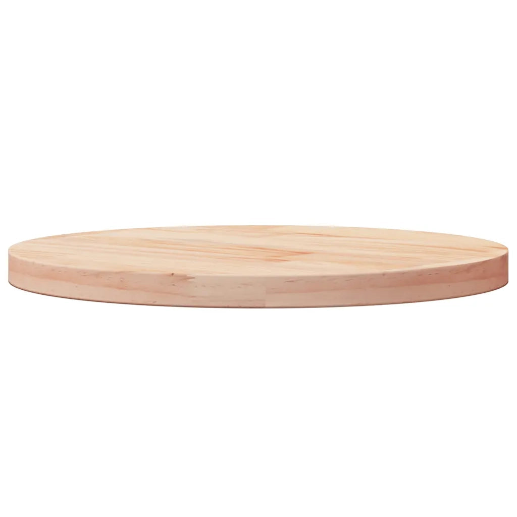 Piano Tavolo Ø40x2,5 cm in Legno Massello di Pino 813645