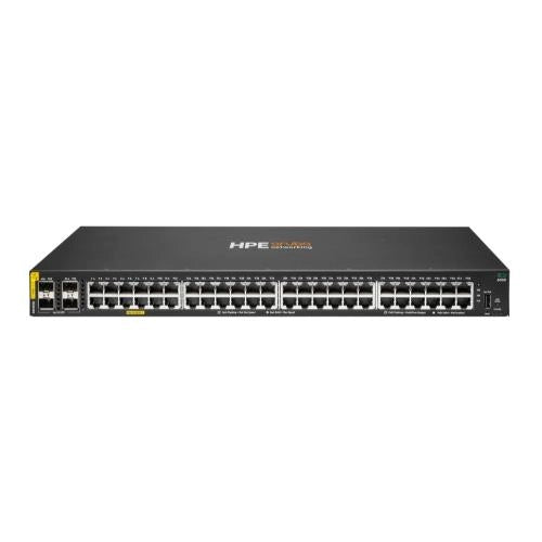 Switch r8n85a r8n85b aruba cx 6000 48 x 10/100/1000g class4 (poe 370w) + 4 x 1gb sfp garanzia a vita limitata
