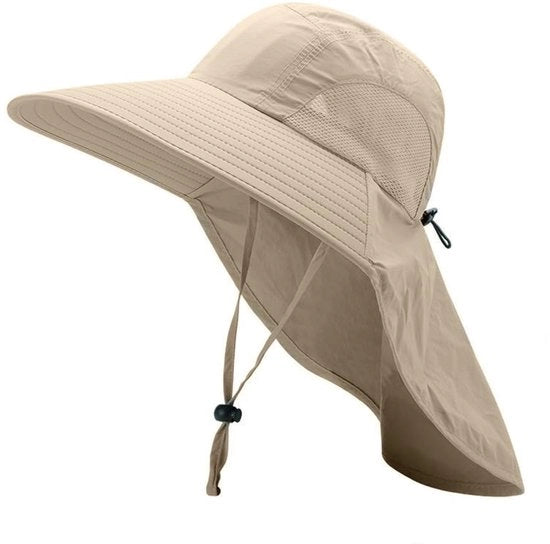 Cappello estivo con protezione UV - Cappello da pesca - Larghezza bordo - Copertura collo - Leggerezza - UPF 50+