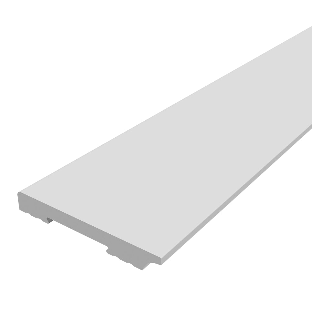 Set Coevorden 16 Profili di Battiscopa in Polistirolo Bianco 195 x 9 x 1,2 cm [neu.haus]