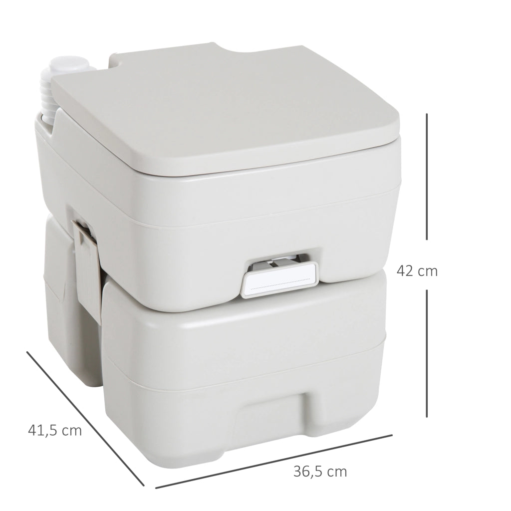 Bagno Chimico Portatile con Serbatoio 20L ¨C Minimal ¨C 41,5x36,5x42 cm
