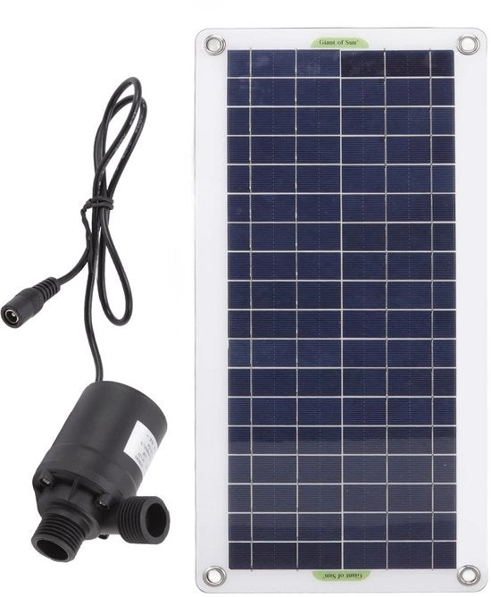 Pompa acqua 12V 30W - Pomp per laghetto alimentata da energia solare - Fontana - Pompa acqua galleggiante - Decorazione acquatica DIY - Modello libero