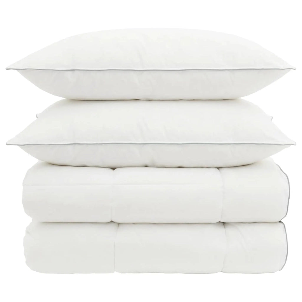 Set di piumone e cuscini 3 pcs 155x220 cm 4 stagioni Lana 3442046