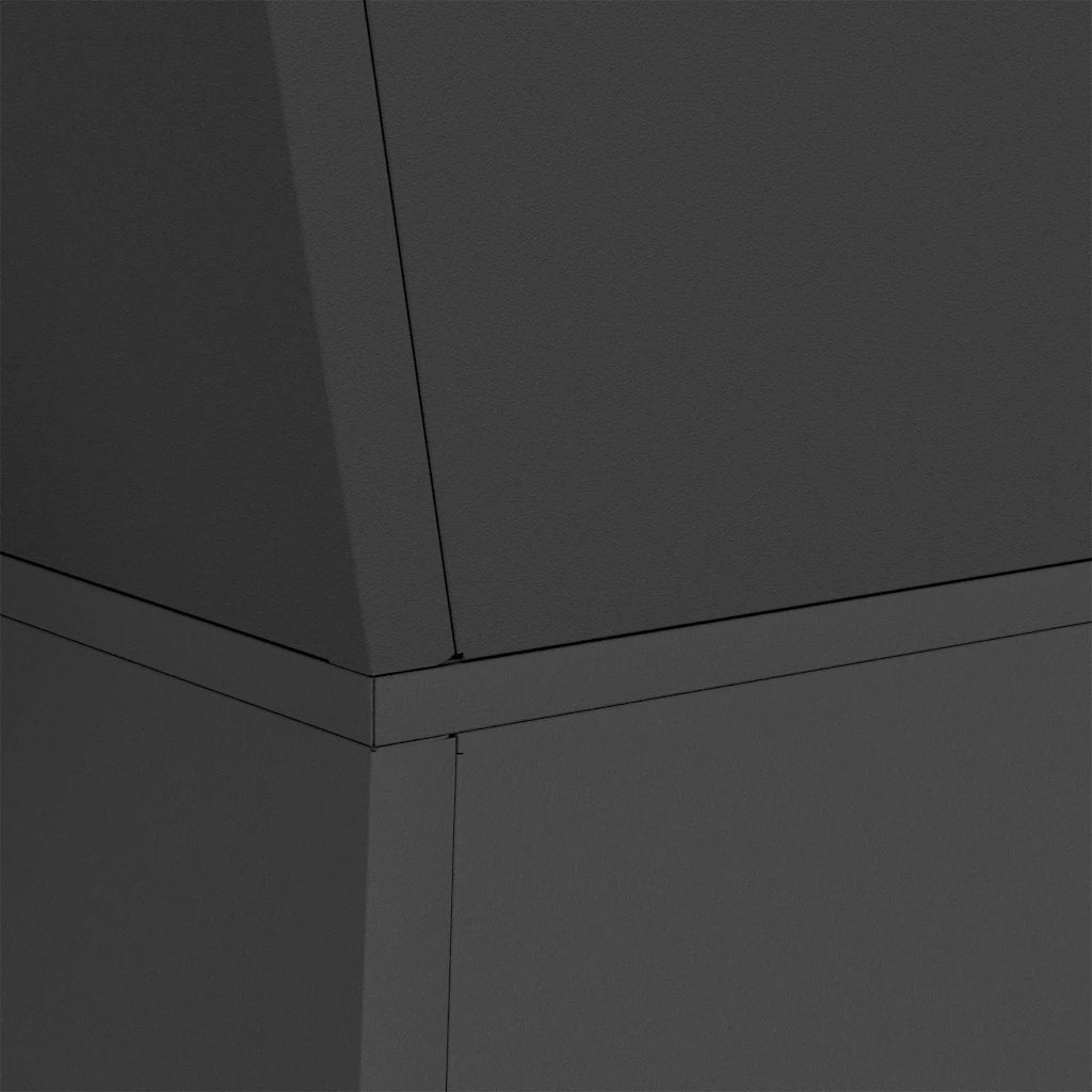 Vaso a Pilastro Nero 35 x 35 x 73 cm 873838
