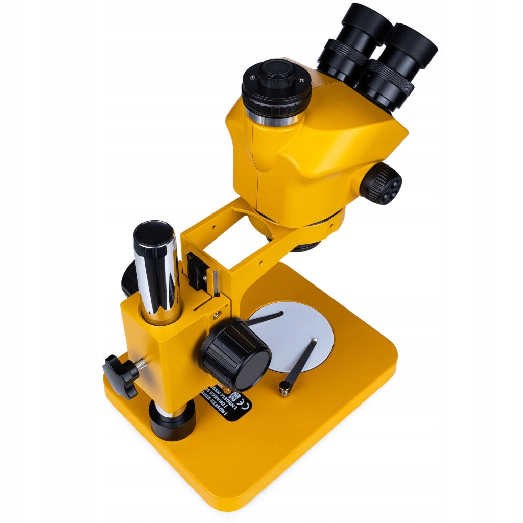 Mikroscopio Trinoculare 7–50x con Fotocamera USB 5MP e Lente Barlow 0.5x – Set Professionale per Ispezione Elettronica e