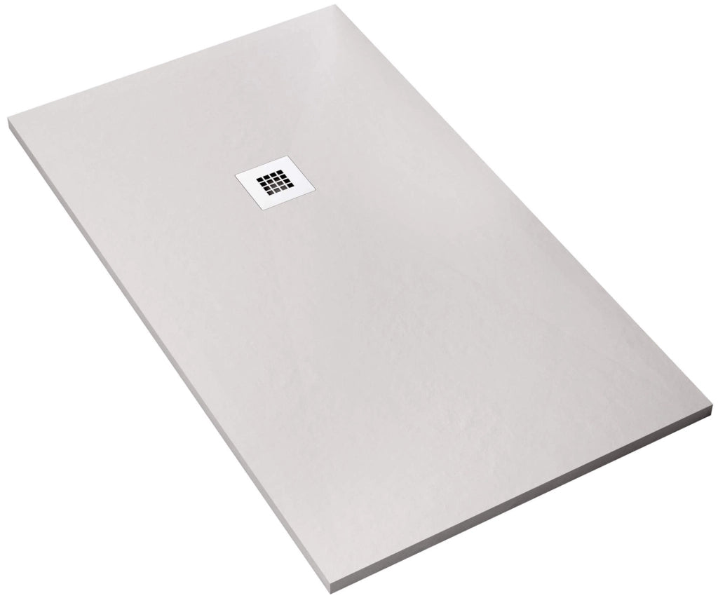 Piatto Doccia 90x120 cm in Pietra Bonussi Everest Bianco
