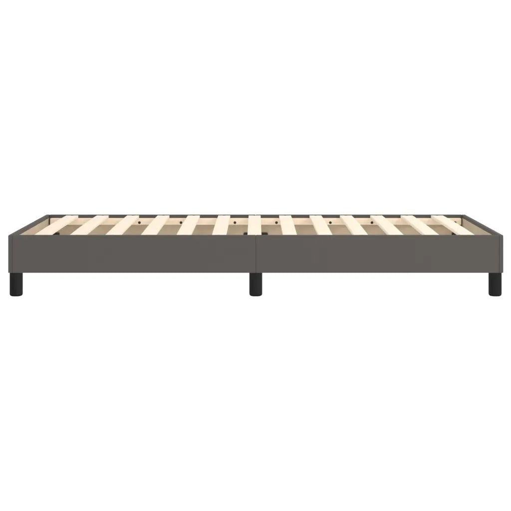 Struttura Letto a Rete a Molle Grigio 90x190 cm in Similpelle 3120674