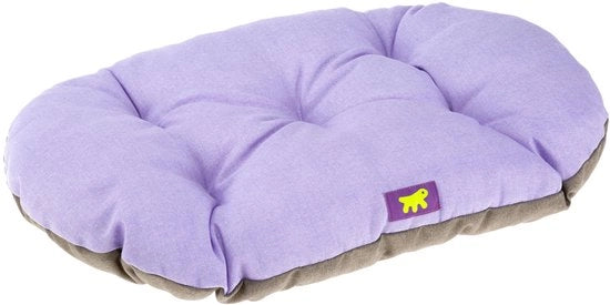 Cuscino per cani e gatti Relax, materasso per cani, cuscino per gatti, coperta per cani per kennels e auto, lavabile, realizzato in cotone con imbottitura morbida, 55 x 36 cm, blu.