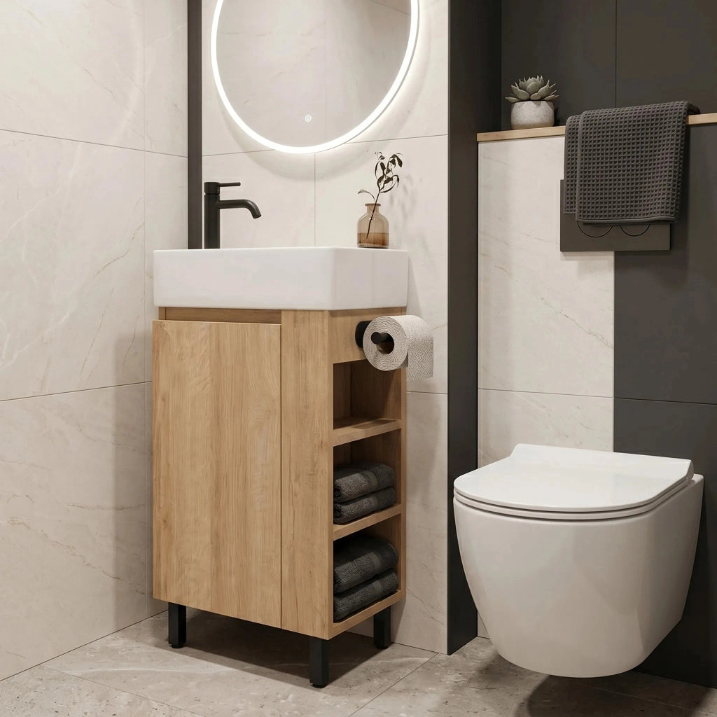 Mobile Da Bagno Con Lavabo Rea Astra 43cm