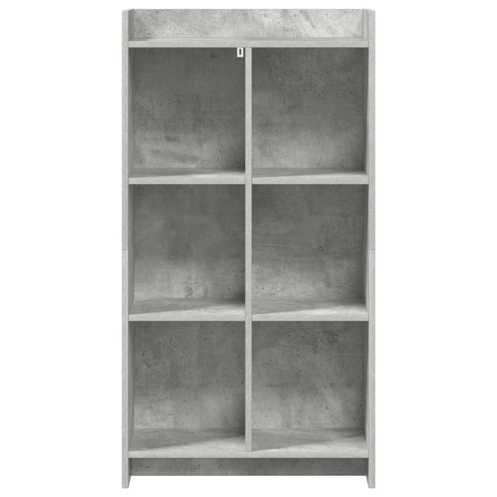 Libreria Grigio Concretè 59 x 30 x 111 cm Legno ingegnerizzato 8011286
