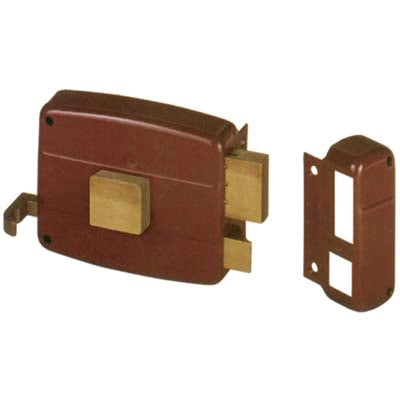 SERRATURA LEGNO APPLICARE 50110 CISA  C.STACCATO M2+TIRANTE+POMOLO E.MM 60 SX