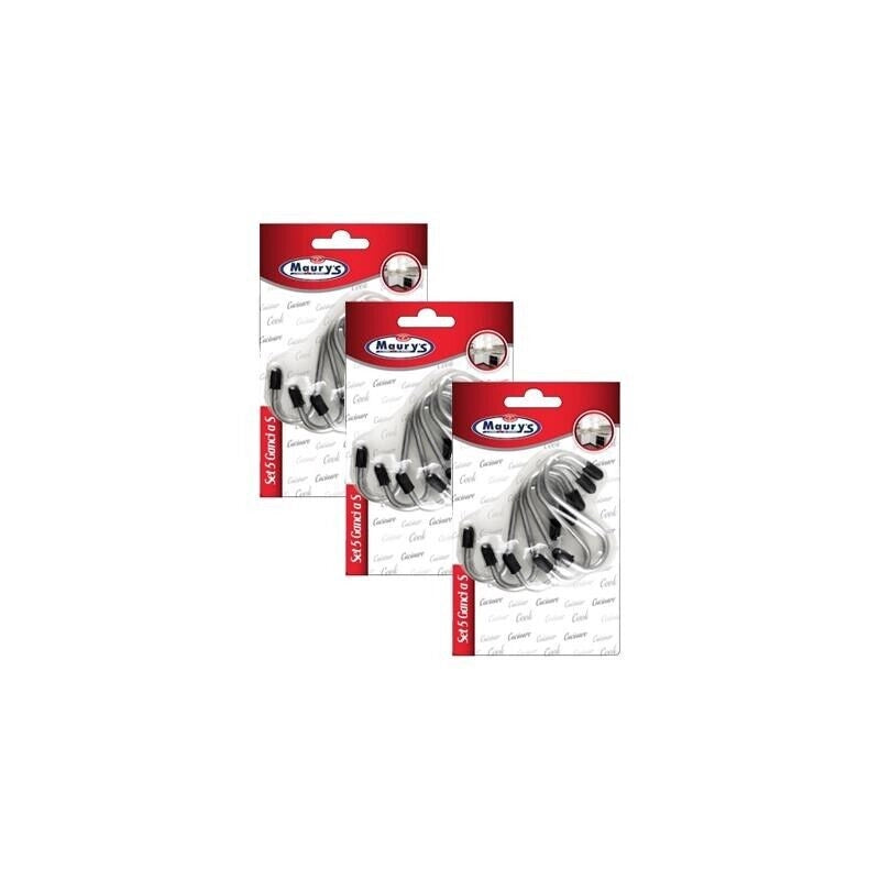 KIT SET 3 PZ MAURY'S GANCI A S 7 CM 5PZ
