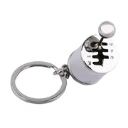 Sleutelhanger con 6 Versi - Accessorio per Auto - Accessorio per Chiavi in Metallo - Accessorio per Portachiavi - Accessorio per Telefoni Mobili - Realizzato con Metallo di Alta Qualità - Polito a Luce - Accessorio per Auto