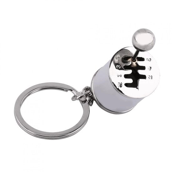 Sleutelhanger con 6 Versi - Accessorio per Auto - Accessorio per Chiavi in Metallo - Accessorio per Portachiavi - Accessorio per Telefoni Mobili - Realizzato con Metallo di Alta Qualità - Polito a Luce - Accessorio per Auto