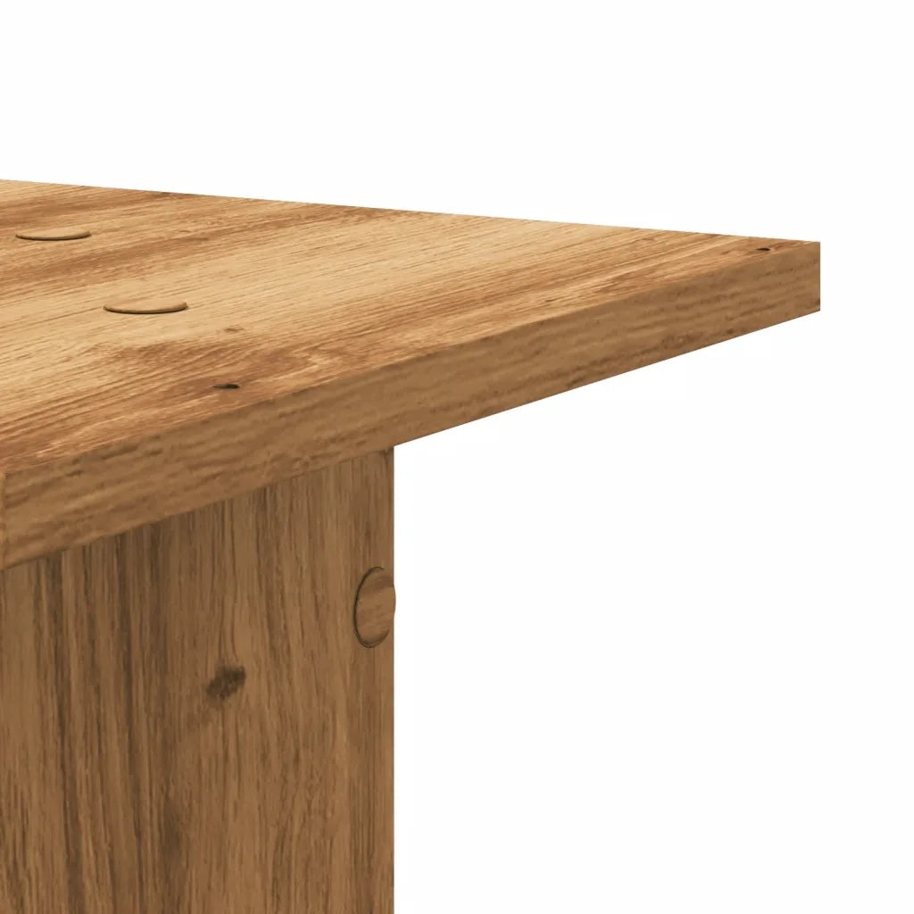 Supporti piante | Sostegno per piante 2 pz Rovere Artigianale 30x30x40 cm Truciolato