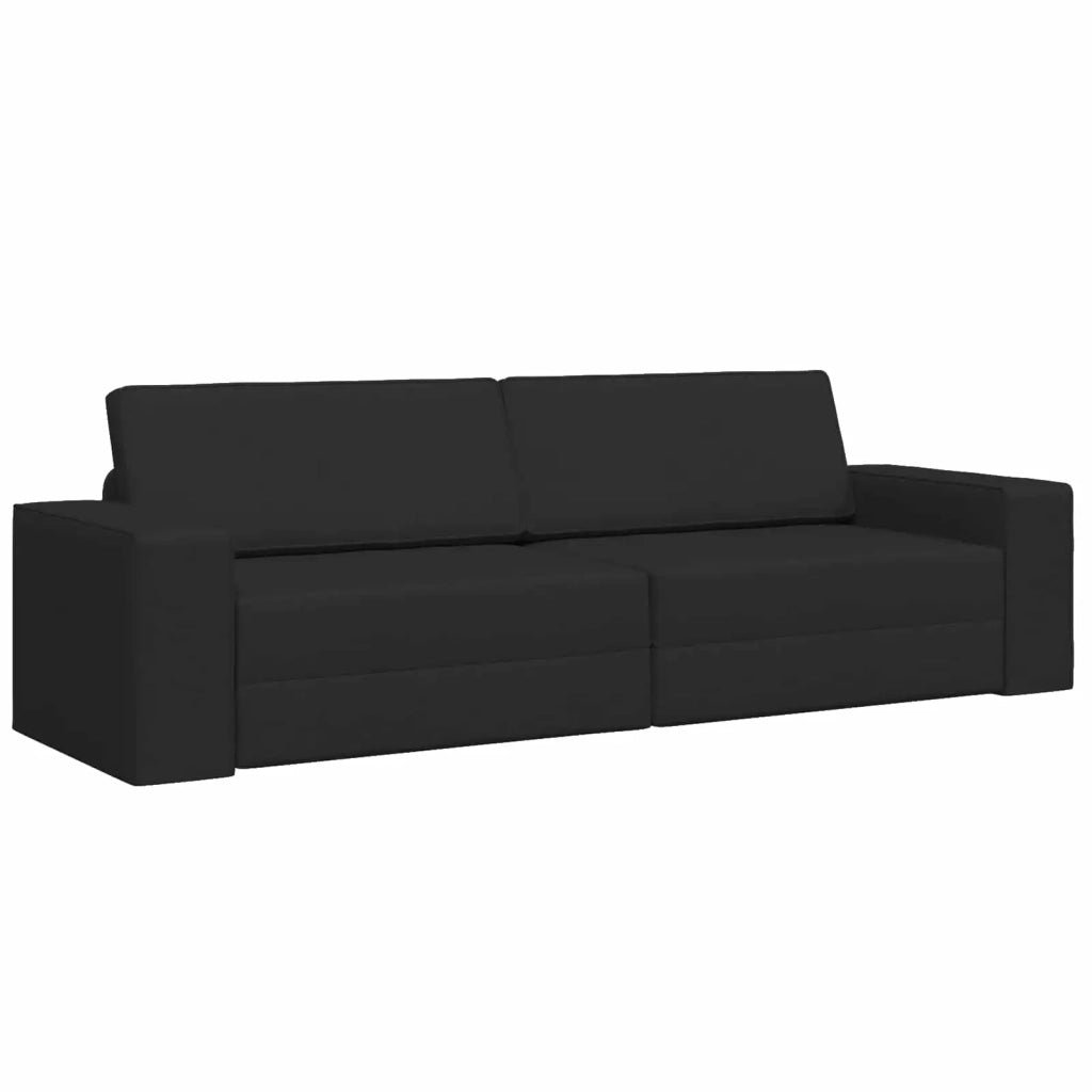 Divano letto Nero 245 x 78 x 77 cm Tessuto 4106717
