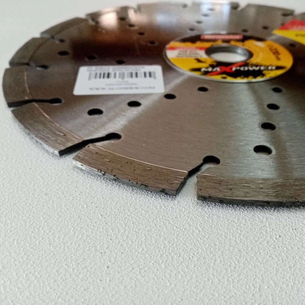 Benman maxpower laser universal 230mm disco diamantato per calcestruzzo armato, rocce dure, materiali da costruzione