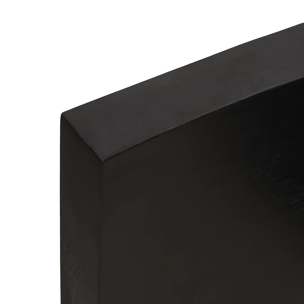 Piano Bagno Marrone Scuro 180x60x(2-6)cm Legno Trattato 3156264