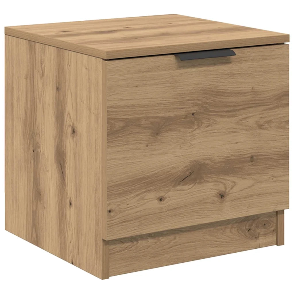 Armadietto per letto 2 pcs Rovere artigianale 40 x 39 x 40cm 880499