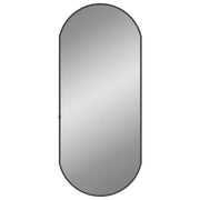 Specchio da Parete | Specchio decorativo Nero 70x30 cm Ovale