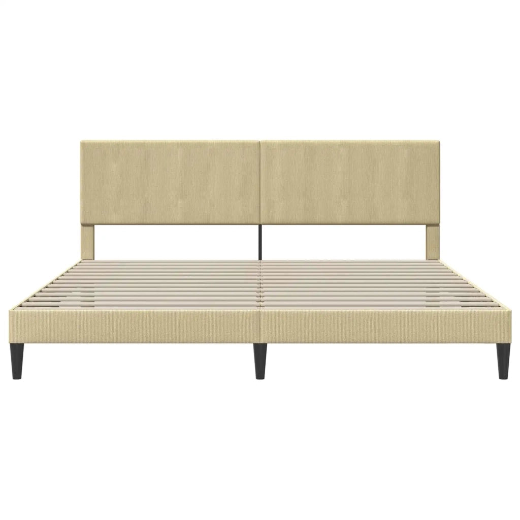 Struttura del letto Grigio Verde Chiaro 200 x 200 cm 42027747