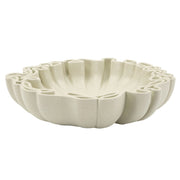 Vassoio decorativo Stons piccolo in poliresina color crema