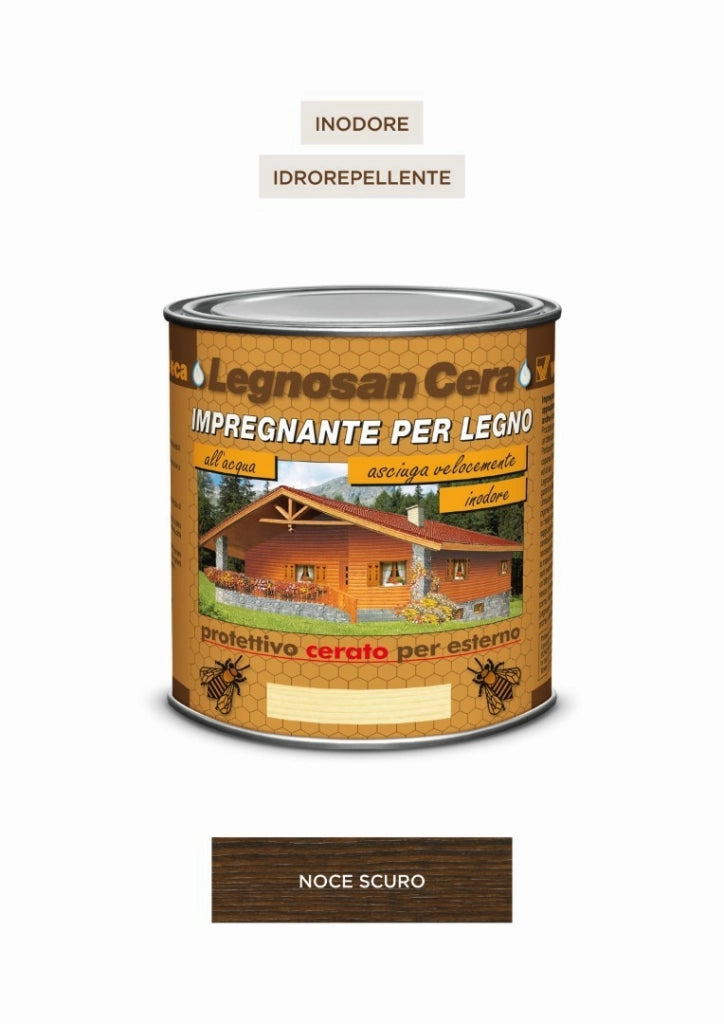 Legnosan Cera Noce Scuro Ml 750 Veleca - Veleca