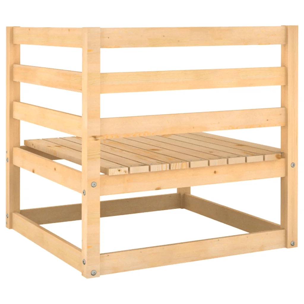 Set Divani da Giardino 2 pz con Cuscini Legno Massello di Pino 805745