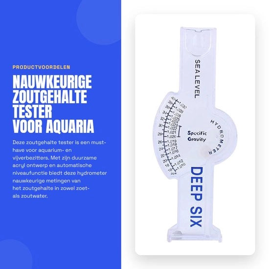 Misuratore di Salinità Preciso per Acquari e Piscine