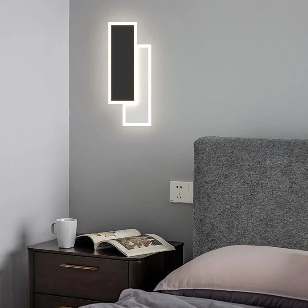 Trade Shop - Applique A Led 15 Watt Con Tecnologia Cct Tre Colorazioni Di Luce Con Switch Aq16-3c -