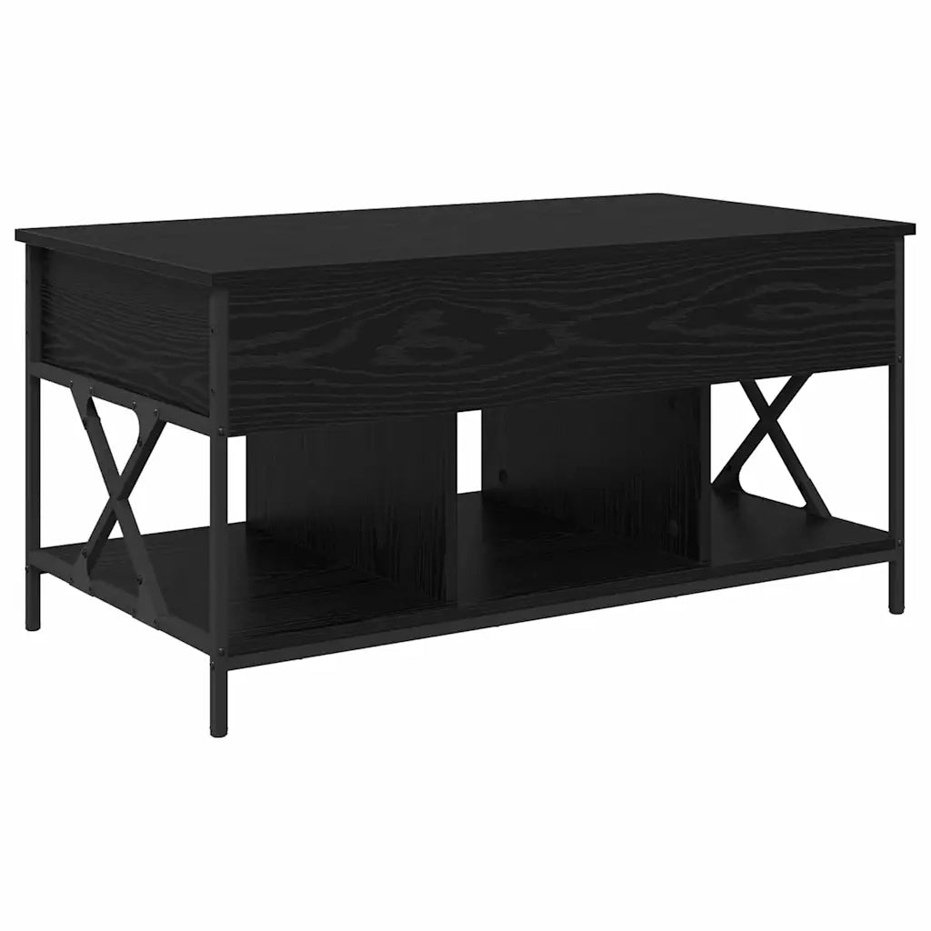 Tavolino da salotto | Tavolino da caff¨¨ | Tavolino da Soggiorno Rovere Nero 100 x 55 x 48.5 cm