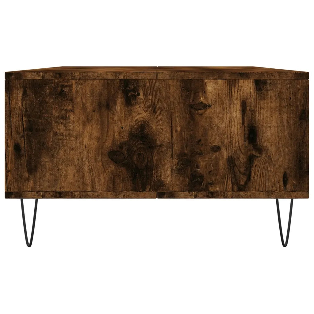 Tavolino da Salotto Rovere Fumo 104x60x35 cm Legno Multistrato 827089