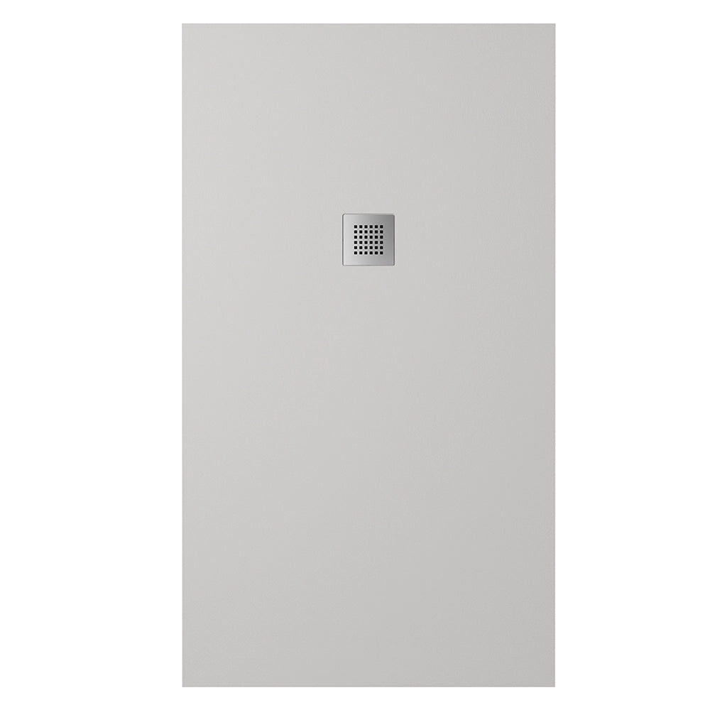Piatto doccia 80x160cm in marmoresina grigio effetto pietra | Kos