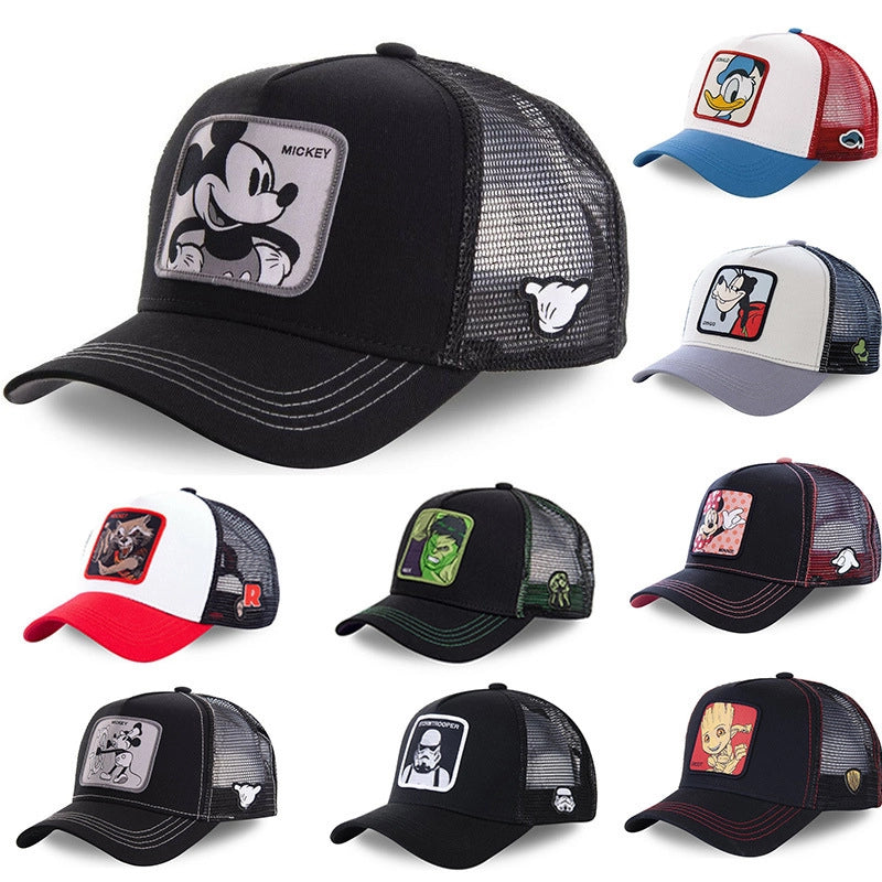 Cappellino da baseball MINNIE nero rosa