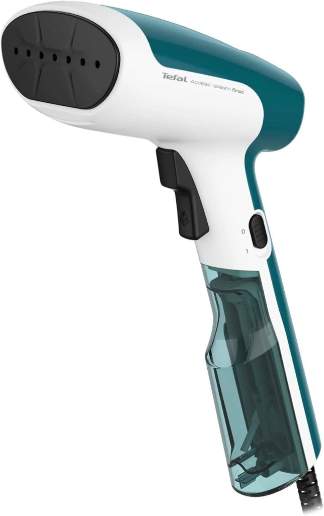 Tefal DT6131 Spazzola a vapore 1300 W Blu, Bianco