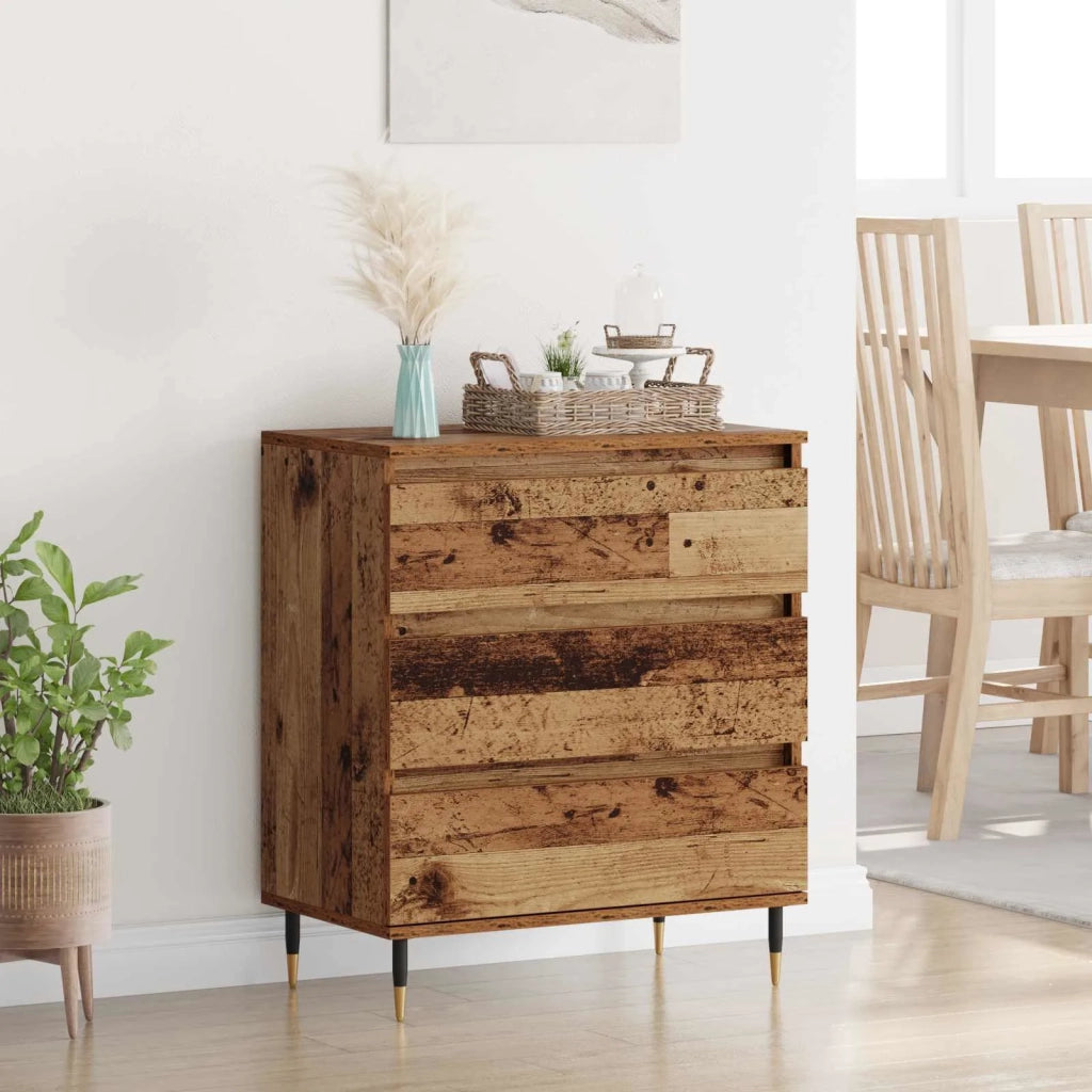 Credenza | Madia | Buffet da pranzo | Armadio da pranzo Legno vecchio 60 x 35 x 70 cm Legno multistrato