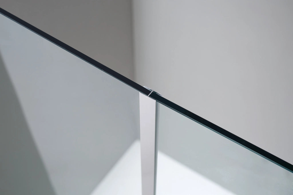 Parete doccia fissa Screen 8 mm 100 cm (96,5-98,0 cm) cromo, vetro satinato Frost