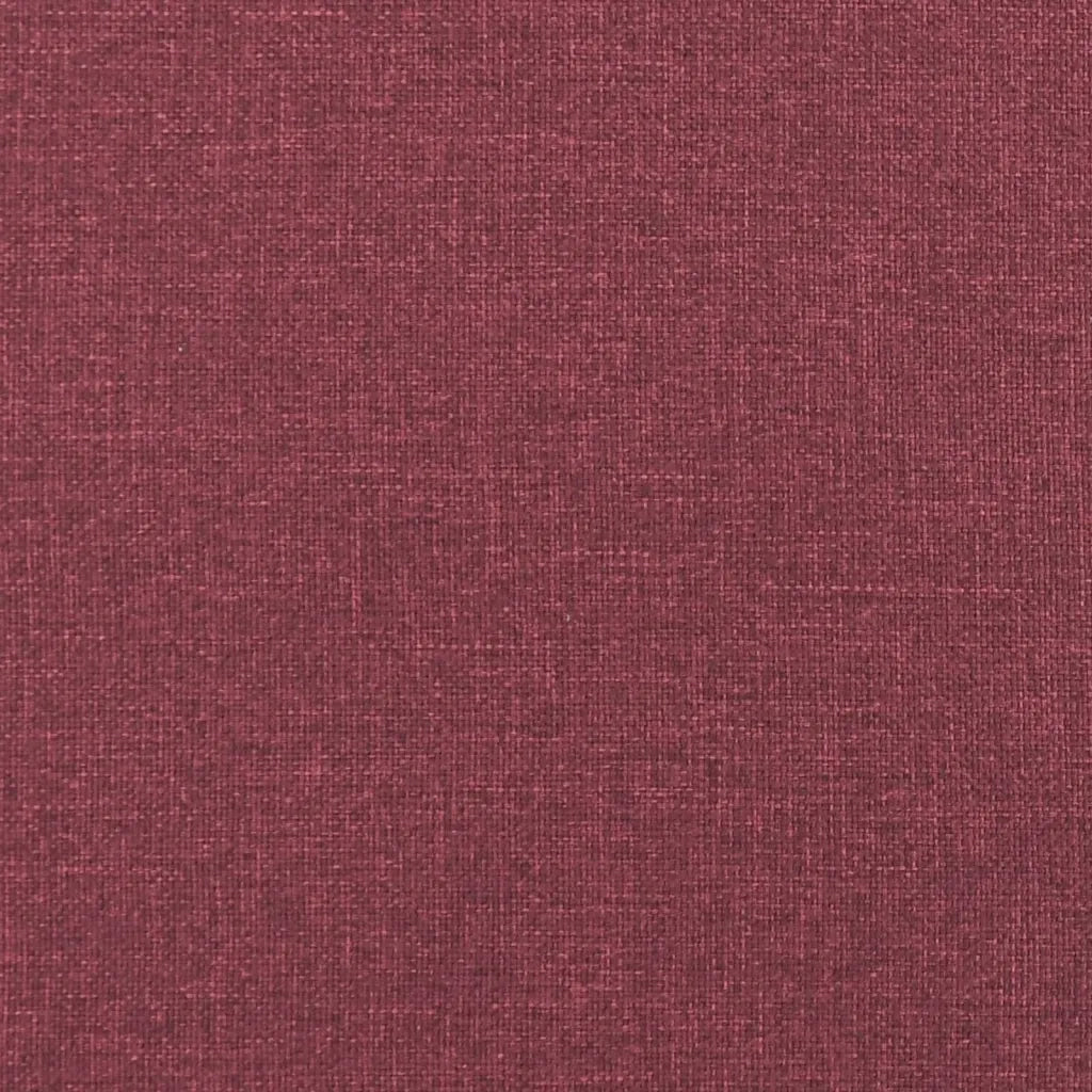 Set di Divani 2 pz con Cuscini Rosso Vino in Tessuto 3201574