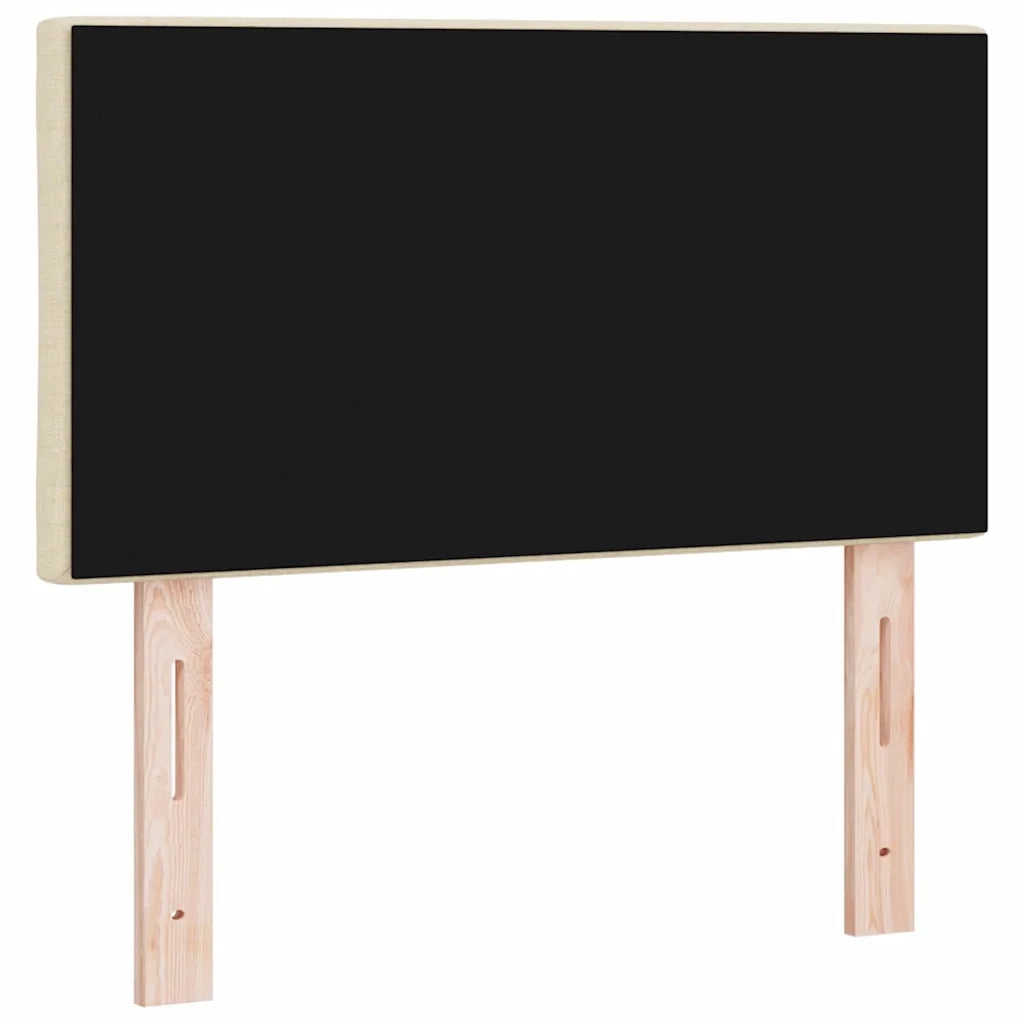 Testiera LED Crema 80 cm Tessuto 3338179