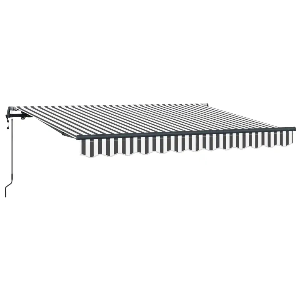 Tenda da Sole | Tenda Retrattile Antracite 350 x 200 cm Tessuto