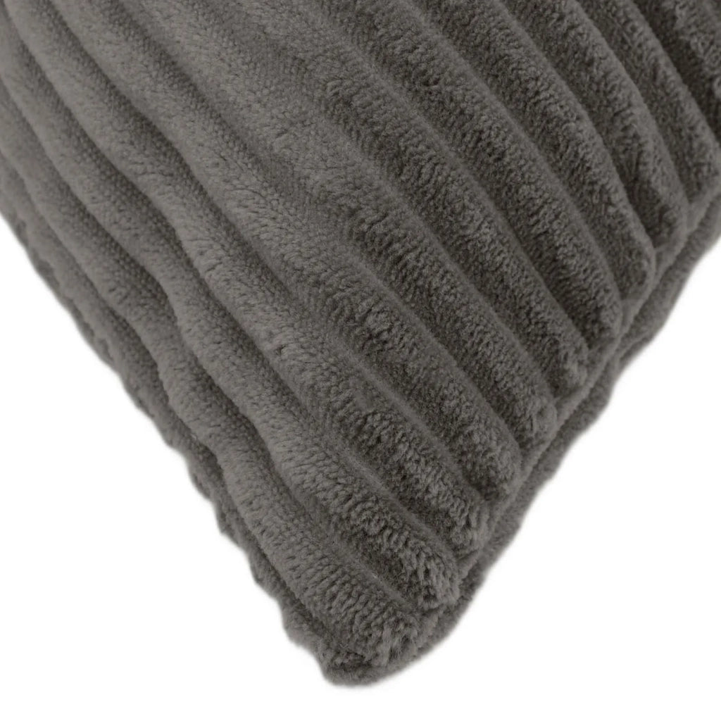Federa 2 pcs ALMELO Grigio Scuro 40 x 60 cm corduroy 914391