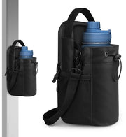 Accessorio fitness magnetico per bottiglie - Sporttasca con cinturino regolabile - Impermeabile - Adatto per bottiglie da 1,5L