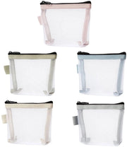 Set di contenitori di archiviazione 5 pezzi - Telaio trapezoidale - Materiale nylon - Leggero e duraturo - Impermeabile - Adatto per cosmetici/chiuschi - Contenitori di archiviazione