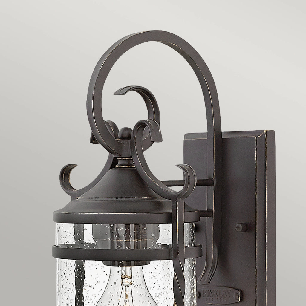 Applique esterna Casa retro nero E27 60W IP44 Hinkley