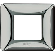Placca Bticino Matix 2 moduli cromo lucido AM4802GCR