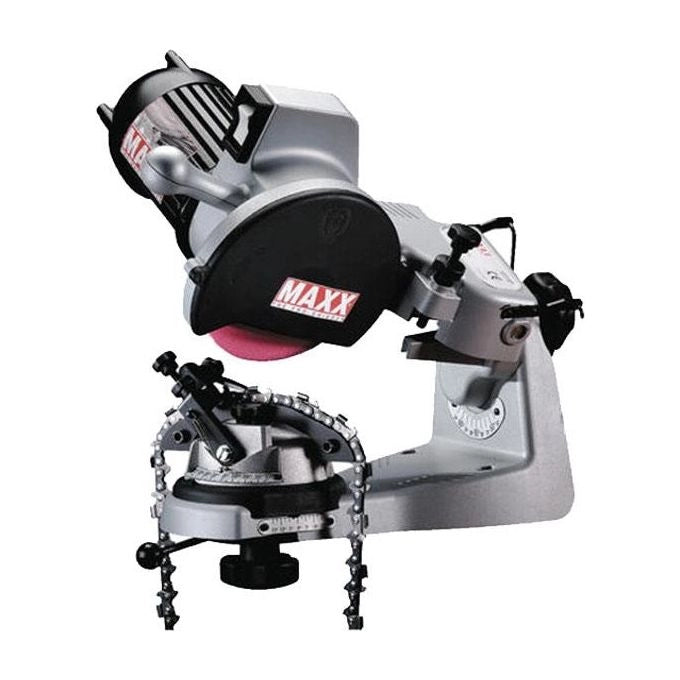 AMA 13150 MAXX Affilatrice Elettrica 200 W motore ad induzione 2950 rpm compatibilita' catene 1-4'' - 3-8'' - 3.25'' - 4.04'' colore Nero